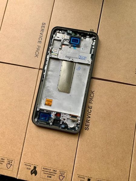 Дисплей для Samsung A346 Galaxy A34 5G 2023 з чорним тачскріном та корпусною рамкою, Original (China) 83331 фото