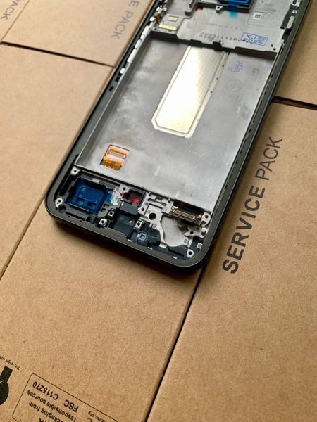 Дисплей для Samsung A346 Galaxy A34 5G 2023 з чорним тачскріном та корпусною рамкою, Original (China) 83331 фото