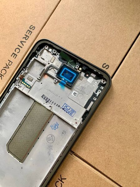 Дисплей для Samsung A346 Galaxy A34 5G 2023 з чорним тачскріном та корпусною рамкою, Original (China) 83331 фото