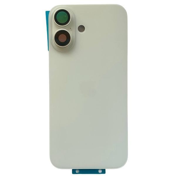 Задня кришка корпусу iPhone 16 White (зі склом камери, MagSafe), Original (China) 561063 фото