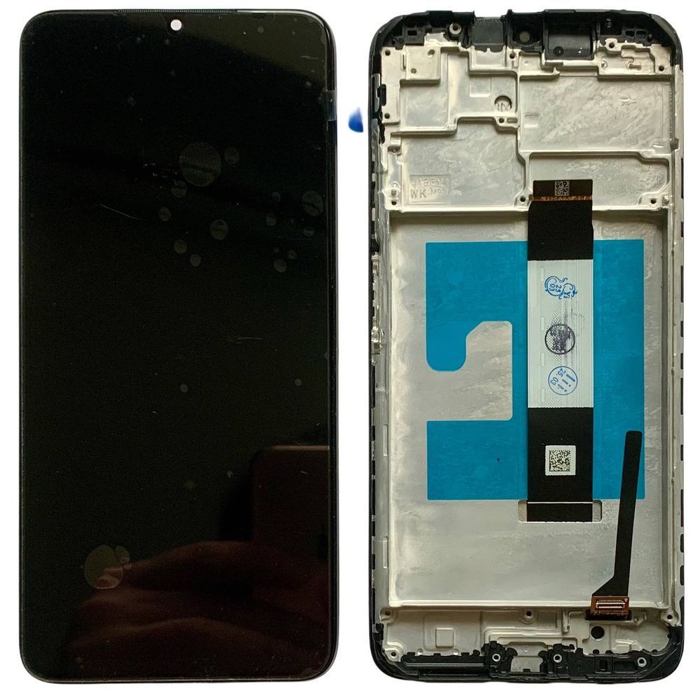 Дисплей для Xiaomi Redmi 9T (J19S, M2010J19SG, M2010J19SY) з чорним тачскріном і корпусною рамкою, Original (China) 9860750_1 фото