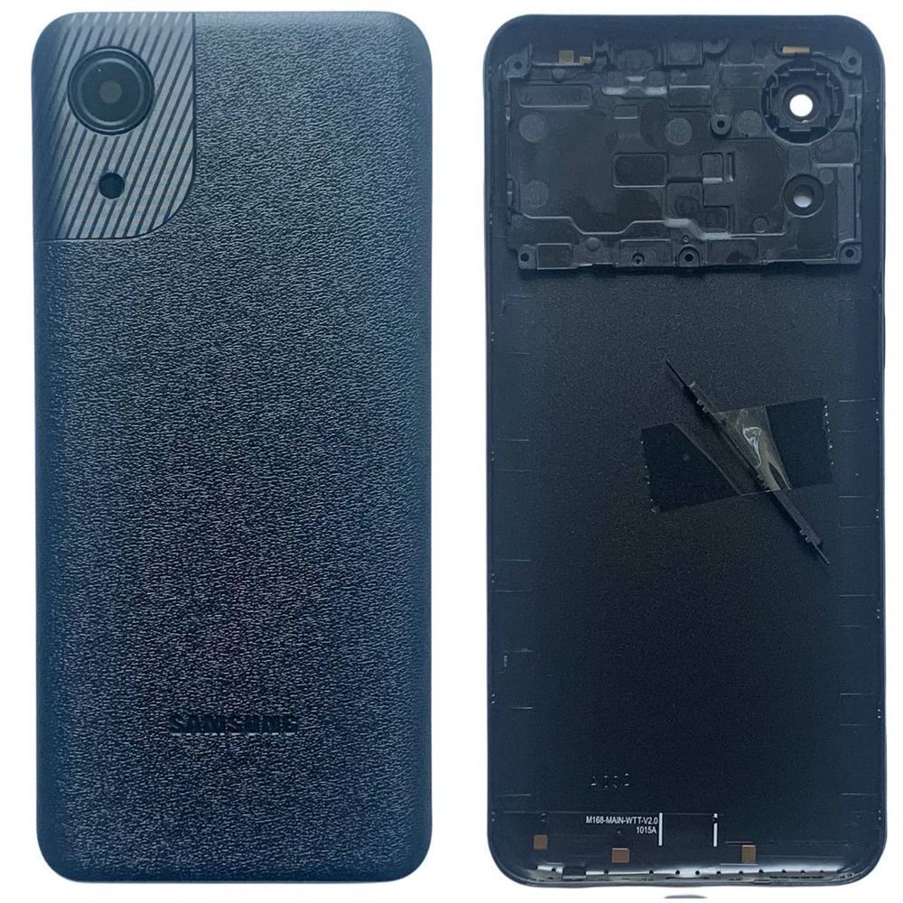 Задня кришка Samsung A032 Galaxy A03 Core 2021 black (зі склом камери) 53209 фото