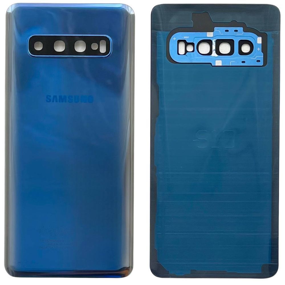 Задня кришка Samsung G973 Galaxy S10 blue (зі склом камери) 5907 фото