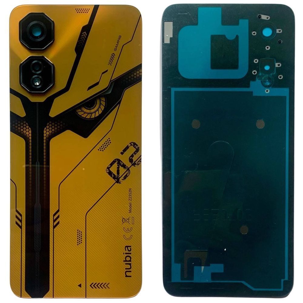 Задня кришка ZTE Nubia Neo 2 5G yellow (зі склом камери) 097632 фото
