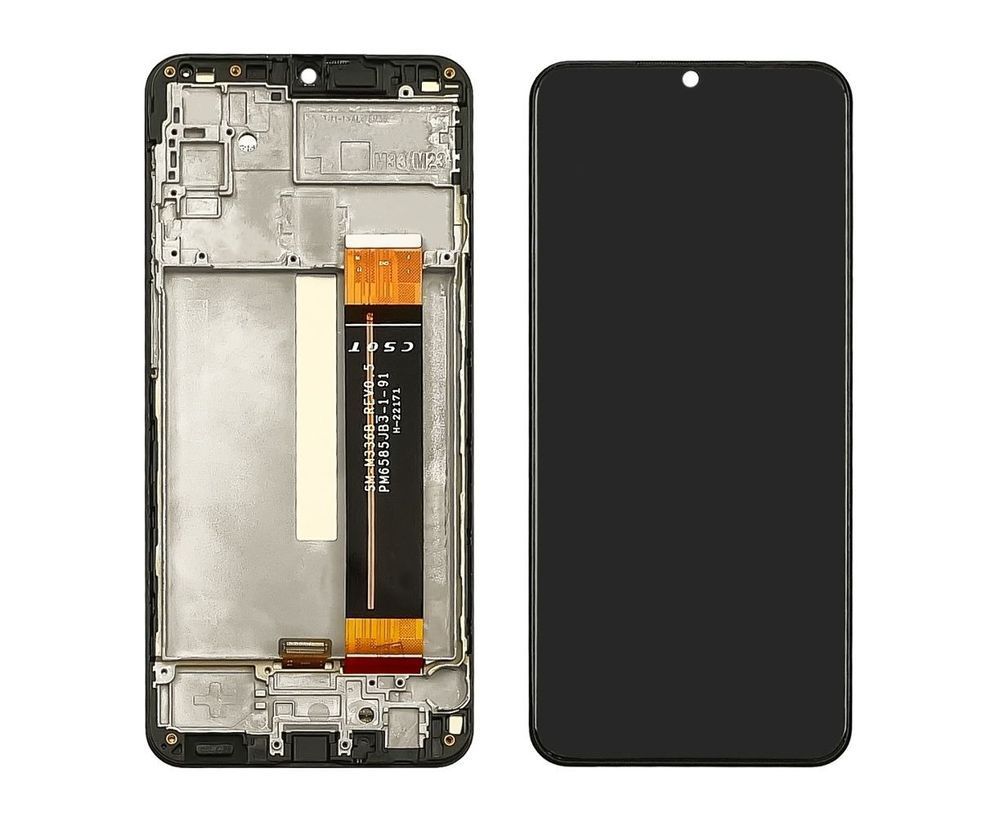 Дисплей для Samsung M336 Galaxy M33 5G з чорним тачскріном та корпусною рамкою, IPS 1120061 фото