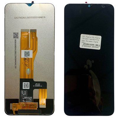 Дисплей для Realme C33 2023 (RMX3627) з чорним тачскріном, Original (PRC) 632244_2 фото