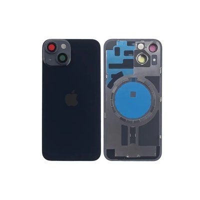 Задня кришка корпусу iPhone 14 Black в зборі зі склом камери та магнітами 9048235 фото
