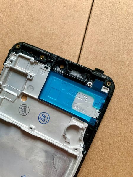 Дисплей для Samsung A225 Galaxy A22 (2021) з чорним тачскріном і корпусною рамкою, OLED 36939 фото