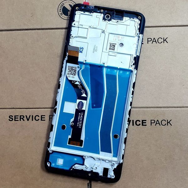 Дисплей для Motorola Moto G51 5G з чорним тачскріном та корпусною рамкою, Original (PRC) 101296 фото