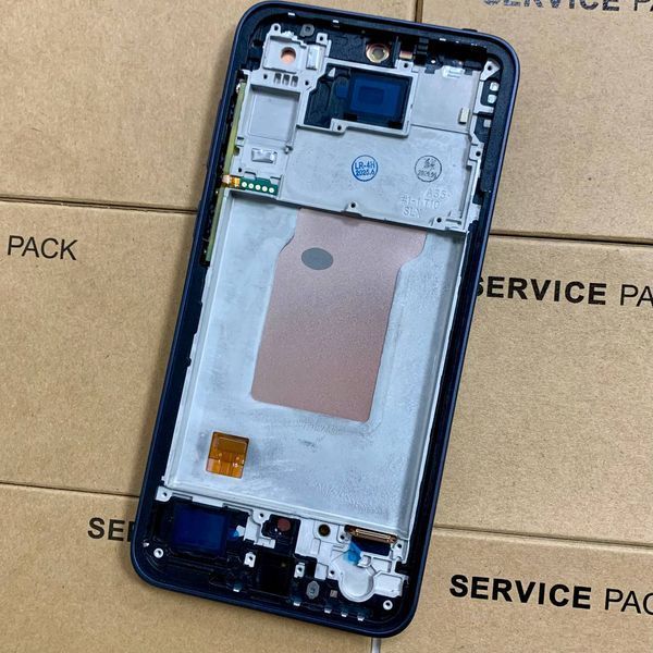 Дисплей для Samsung A356 Galaxy A35 5G 2024 з чорним тачскріном та корпусною рамкою, OLED 83342 фото