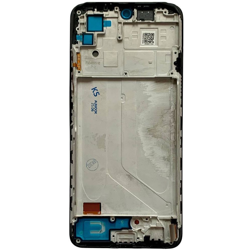 Дисплей для Xiaomi Redmi Note 10 4G (M2101K7AI, M2101K7AG) з чорним тачскріном і корпусною рамкою, INCELL 9860776_1 фото