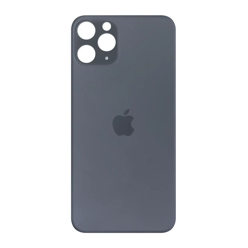 Задня кришка корпусу iPhone 11 Pro Space Gray (великий виріз під камеру), Original (China) 1408669 фото
