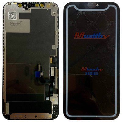 Дисплей для iPhone 12 | iPhone 12 Pro з чорним тачскріном, Musttby OLED 150978 фото