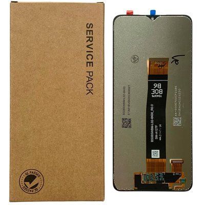 Дисплей для Samsung A127 Galaxy A12 2021 black (BV065WBM-L0A-8K02_R0.0) з чорним тачскріном, Original (China) 1120011 фото