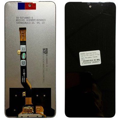 Дисплей для Tecno Camon 17P | Camon 17 Plus (CG7, CG7n) з чорним тачскріном, Original (PRC) 39626 фото
