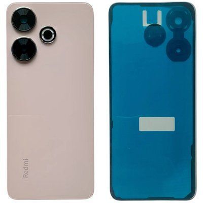 Задня кришка Xiaomi Redmi 13 pink (зі склом камери) 0712396 фото