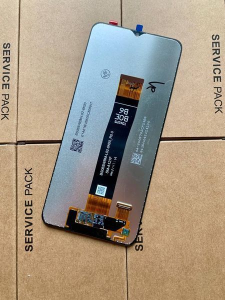Дисплей для Samsung A127 Galaxy A12 2021 black (BV065WBM-L0A-8K02_R0.0) з чорним тачскріном, Original (China) 1120011 фото