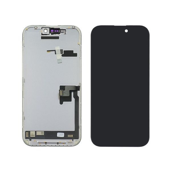 Дисплей для Apple iPhone 16 Pro з чорним тачскрином 120Hz GXQC-Super OLED SOFT Service Pack 51445 фото
