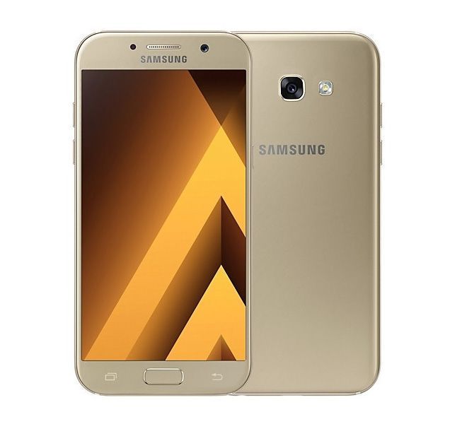 Задня кришка Samsung A320 Galaxy A3 2017 gold (зі склом камери) 5921 фото