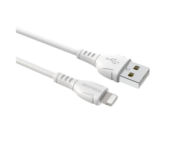 Кабель USB-L Borofone BX51 Triumph Lightning 1m white 01050517 фото