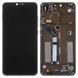 Дисплей для Xiaomi Mi 8 Lite (M1808D2TG) з чорним тачскріном і корпусною рамкою, IPS 22835 фото
