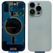 Задня кришка корпусу iPhone 16 Pro White (зі склом камери, MagSafe), Original (China) 561067 фото