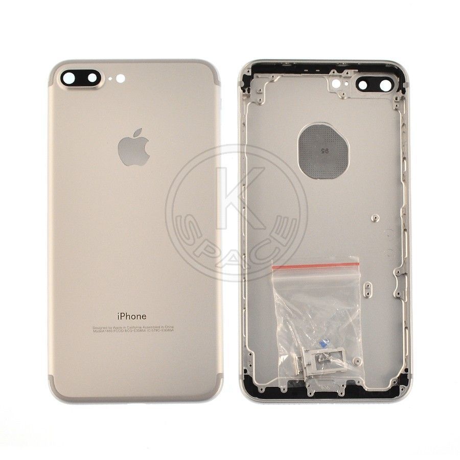 Корпус для iPhone 7 Plus White в зборі з тримачем SIM та кнопками, EU 070951 фото