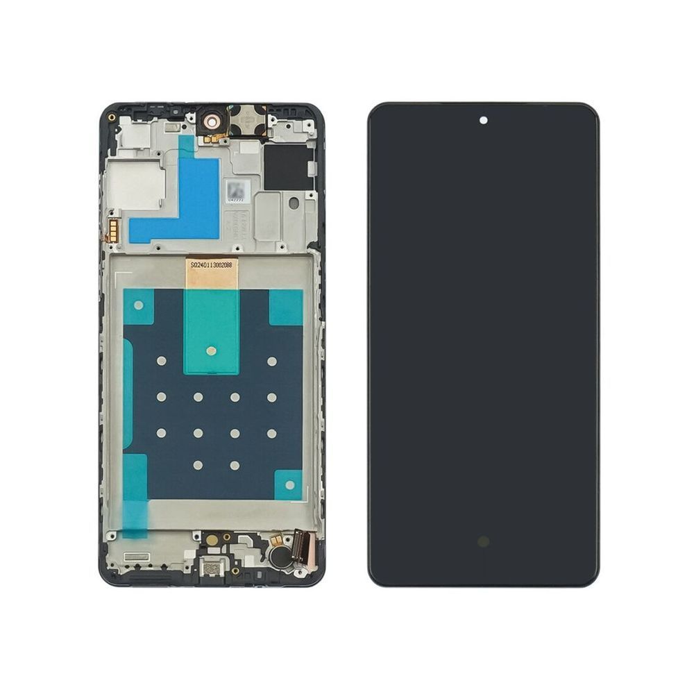 Дисплей для Samsung M556 Galaxy M55 (5G) (2024) з чорним тачскрином та корпусною рамкою GH81-25791A Original 49683 фото