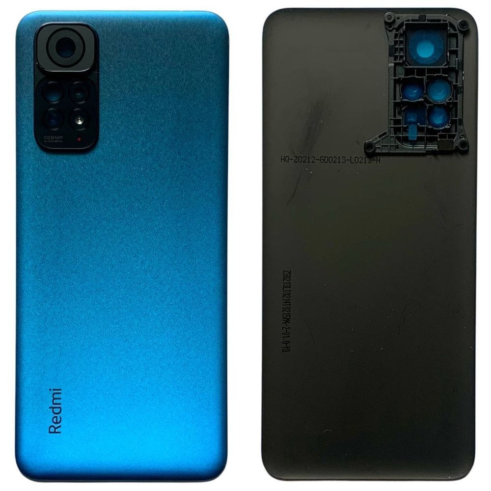 Задня кришка Xiaomi Redmi Note 11S (Camera 108MP) twilight blue (зі склом камери) 0712402 фото