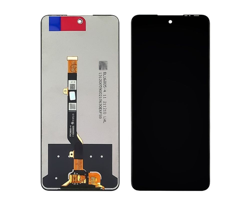 Дисплей для Tecno Camon 18 | Tecno Camon 18P | Tecno Camon 18 Pro | Tecno Spark 8 Pro | Infinix Hot 11S | Infinix Hot 11S NFC з чорним тачскріном, Original (PRC) 40044 фото