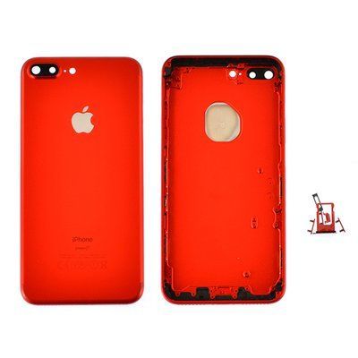 Корпус для iPhone 7 Plus Red в зборі з тримачем SIM та кнопками, EU 070980 фото