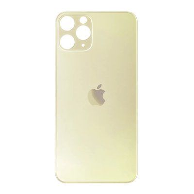 Задня кришка корпусу iPhone 11 Pro Gold (великий виріз під камеру), Original (China) 1408702 фото