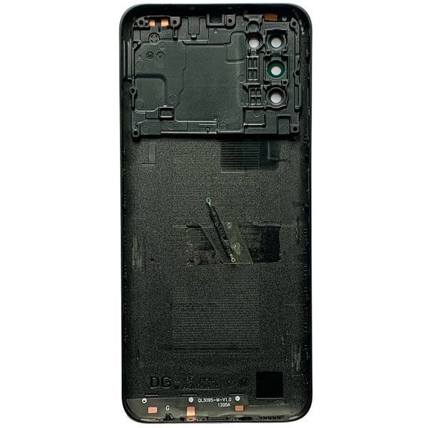 Задня кришка Samsung A037 Galaxy A03s 2021 black (зі склом камери)  53211 фото