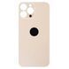 Задня кришка корпусу iPhone 13 Pro Max Gold (великий виріз під камеру), Original (China) 648153 фото