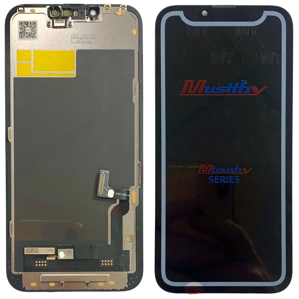 Дисплей для iPhone 13 з чорним тачскріном, Musttby OLED | Прив'язується в 18/26 iOS 648220 фото