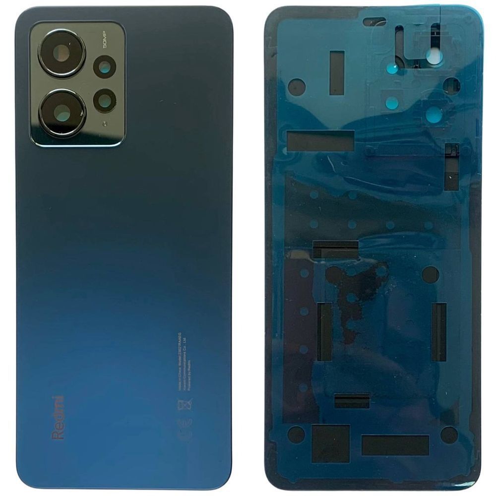 Задня кришка Xiaomi Redmi Note 12 4G black (зі склом камери) 0712381 фото