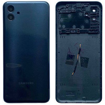 Задня кришка Samsung A045 Galaxy A04 2022 black (зі склом камери) 53213 фото