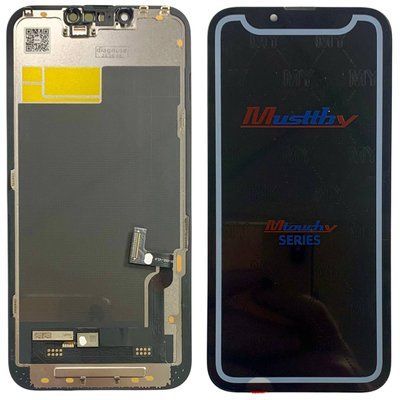 Дисплей для iPhone 13 з чорним тачскріном, Musttby OLED | Прив'язується в 18/26 iOS 648220 фото