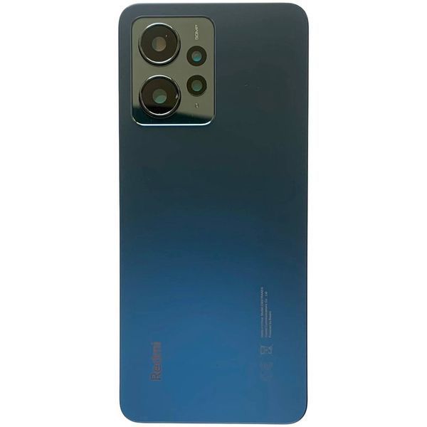 Задня кришка Xiaomi Redmi Note 12 4G black (зі склом камери) 0712381 фото