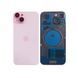 Задня кришка корпусу iPhone 15 Pink в зборі зі склом камери та магнітами 0177017 фото