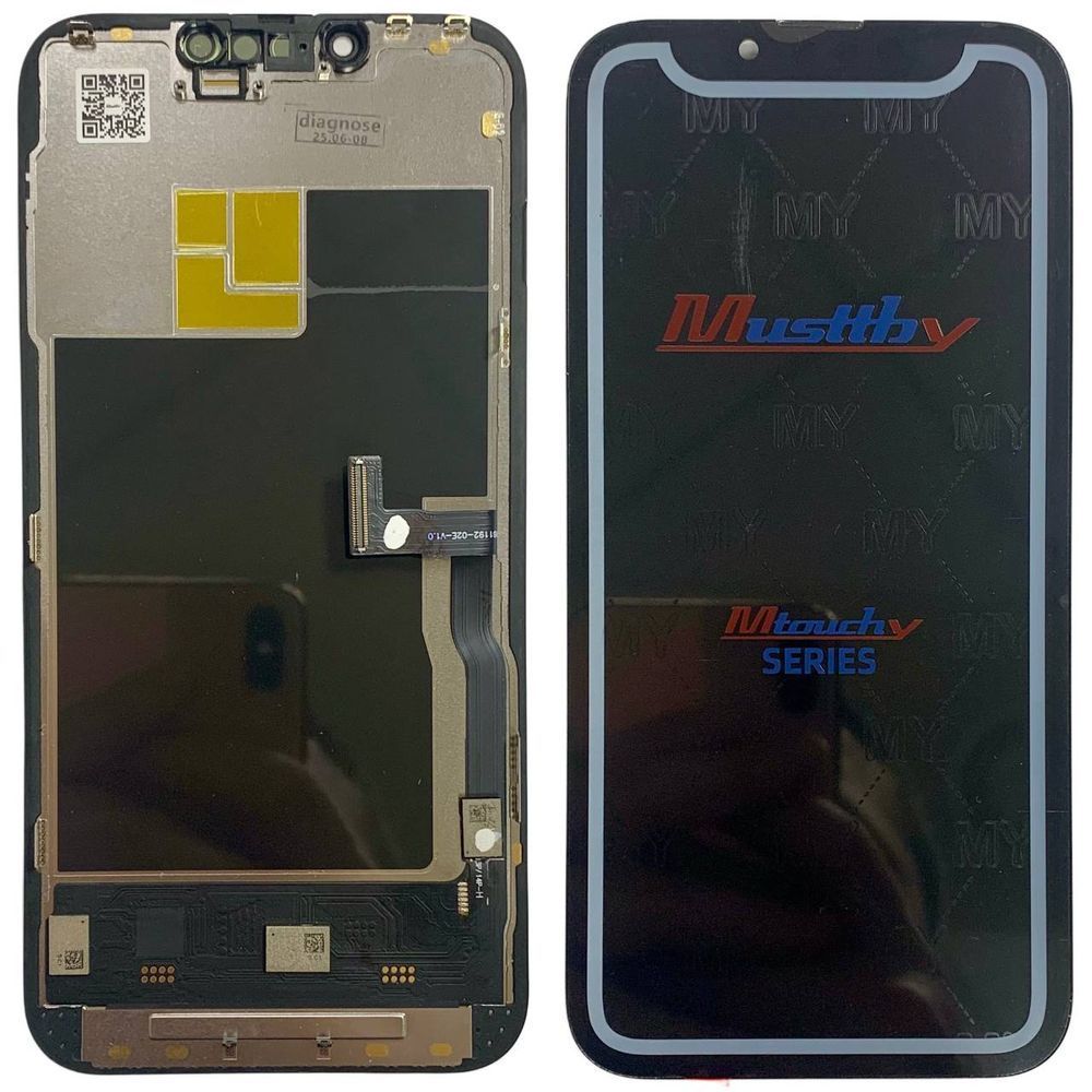 Дисплей для iPhone 13 Pro з чорним тачскріном, Musttby SOFT OLED | 120HZ | Прив'язується в 18/26 iOS 648221 фото
