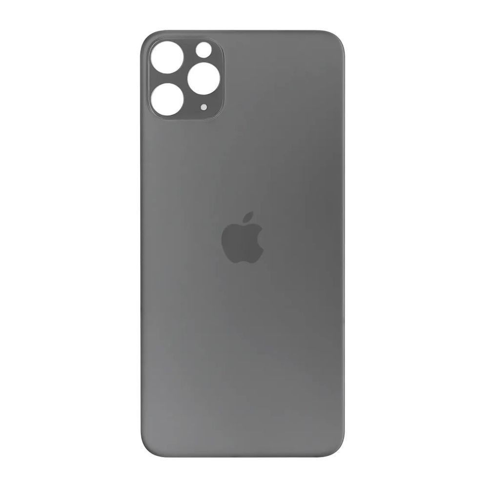 Задня кришка корпусу iPhone 11 Pro Max Space Gray (великий виріз під камеру), Original (China) 150965 фото