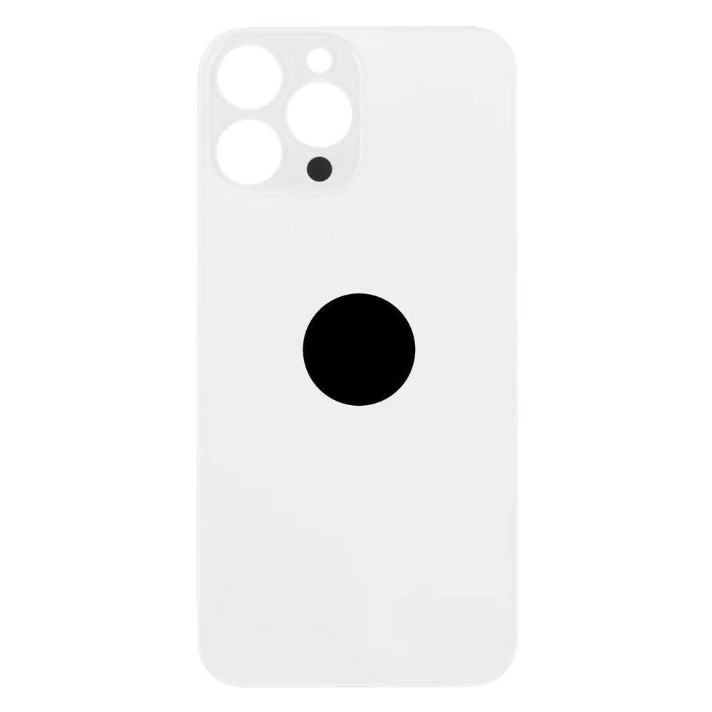 Задня кришка корпусу iPhone 13 Pro Max White (великий виріз під камеру), Original (China) 648083 фото
