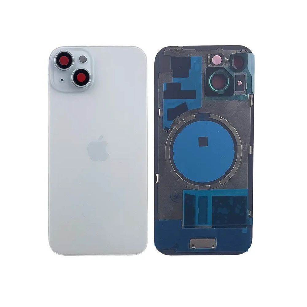 Задня кришка корпусу iPhone 15 Blue в зборі зі склом камери та магнітами 0202172 фото