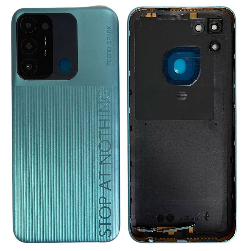 Задня кришка Tecno Spark Go 2022 green (зі склом камери) 097622 фото