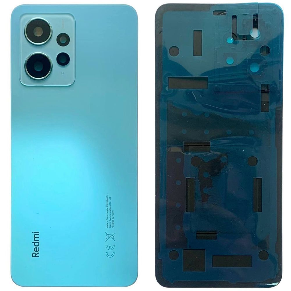 Задня кришка Xiaomi Redmi Note 12 4G blue (зі склом камери) 0712383 фото