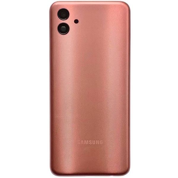 Задня кришка Samsung A045 Galaxy A04 2022 gold (зі склом камери) 53215 фото