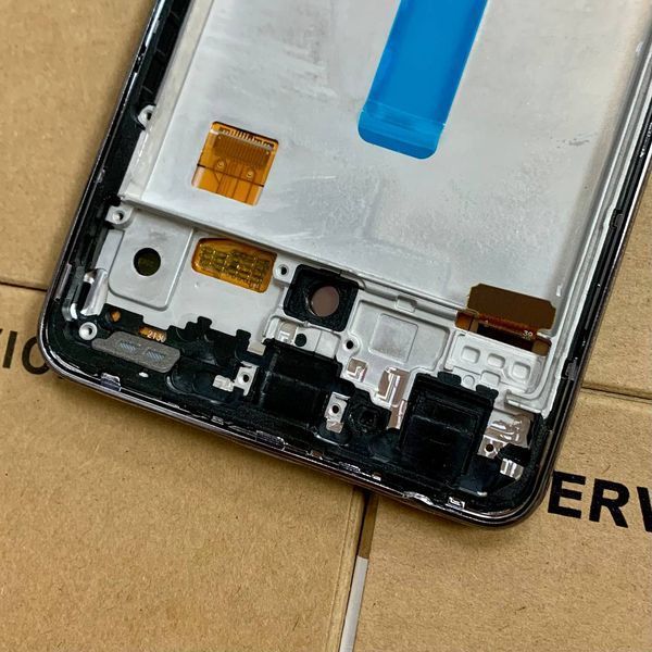 Дисплей для Samsung A525 | 526 | A528 Galaxy A52 з чорним тачскріном і корпусною рамкою, OLED 1405313 фото