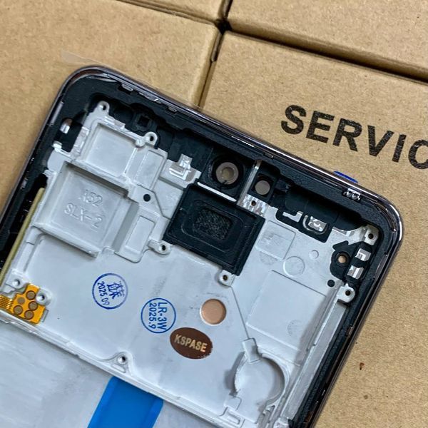 Дисплей для Samsung A525 | 526 | A528 Galaxy A52 з чорним тачскріном і корпусною рамкою, OLED 1405313 фото