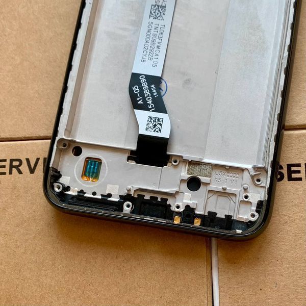 Дисплей для Xiaomi RedMi Note 8T з чорним тачскріном і чорною корпусною рамкою, Original (PRC) 746617 фото
